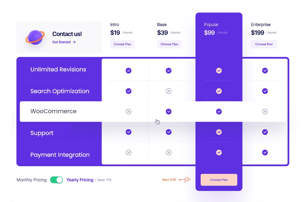 Pricing 1 Web Wizz
